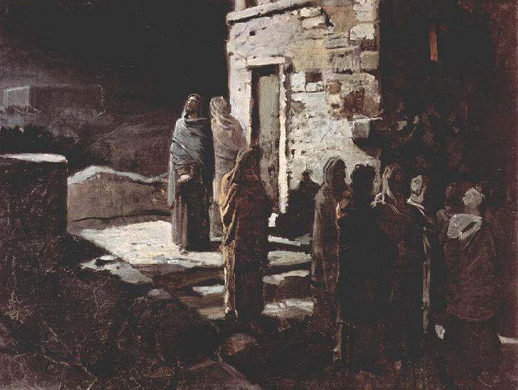 unknow artist Christus betritt mit seinen Jungern den Garten Gethsemane